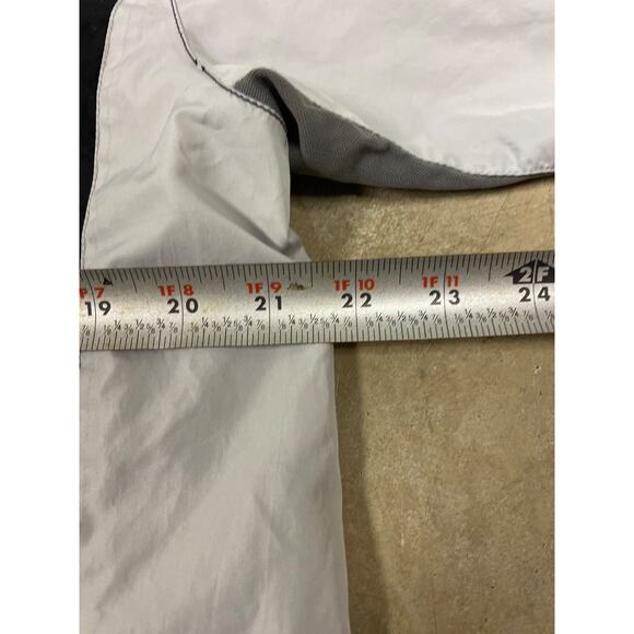 Nike Men’s Vintage Windbreaker Jacket M Black Gray Mesh Lined 90s 2000s Swoosh - Picture 3 of 4